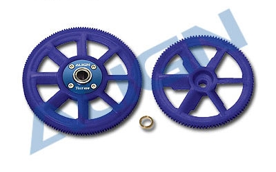 [Align] 450 Sports/Pro New Main Drive Gear Set (Dark Blue)