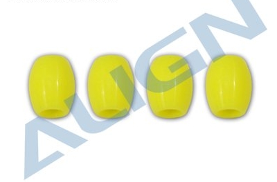 [ALIGN] T-Rex550/600/700 Landing Skid Nut - Yellow (High Elastic Type)